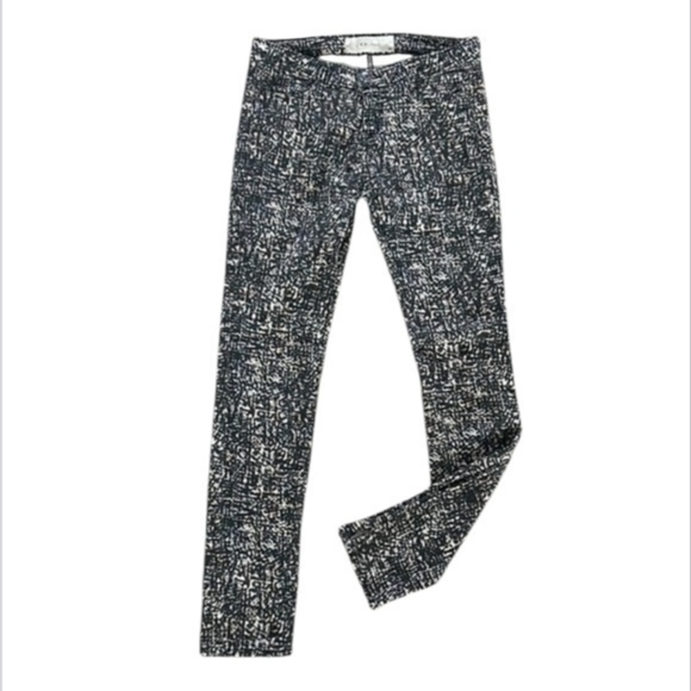 IRO Abril Print slim skinny Jeans denim intermix size 26
